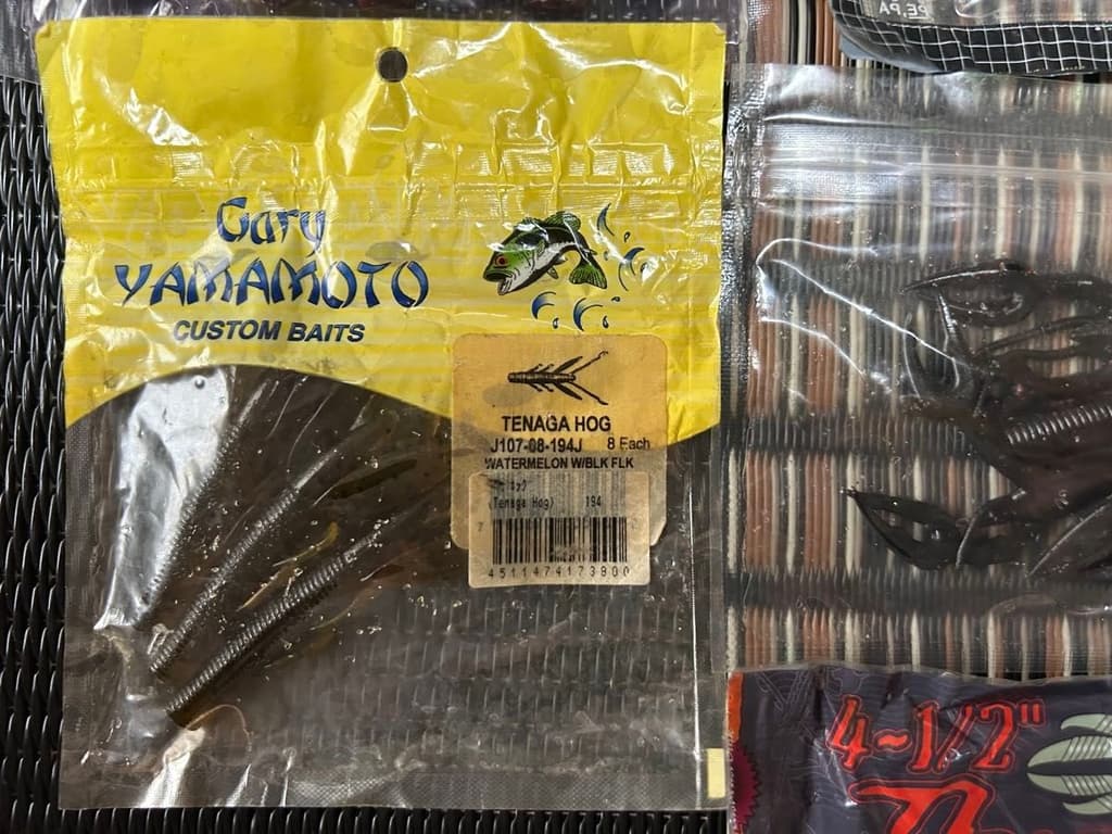 Craw-type, Gary Yamamoto Medium Craw, Medium Craw, Tenaga Hog, Flappin' Hog, - Image 5