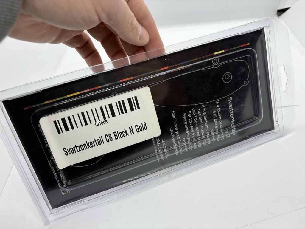 9” Svartzonker Tail V2 Black Perch Rubber Swimbait Pullbait Jerkbait Musky Lure - Image 4