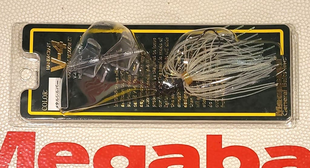 WOW! Megabass V-4 PROP BUZZ BUZZBAIT "METAL SILVER" 5/16 Oz. FREE SHIP - Image 2