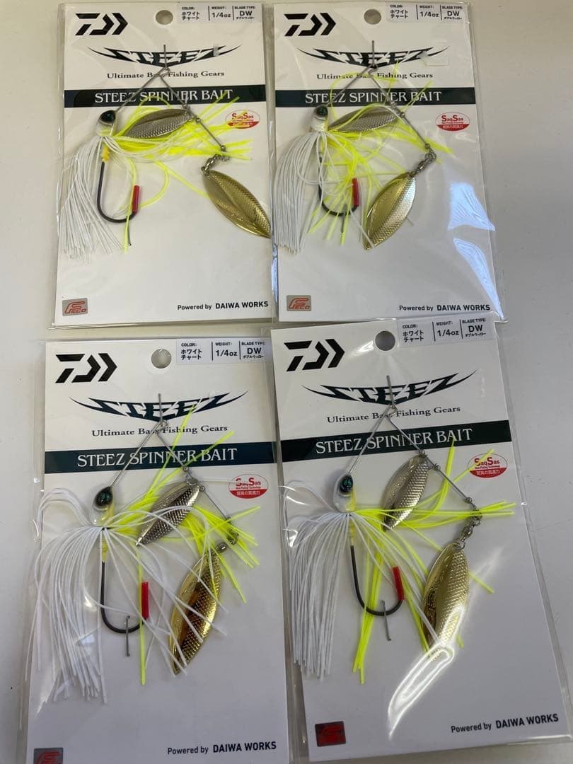 Daiwa Steez Spinnerbait 4 Set Lure - Image 1
