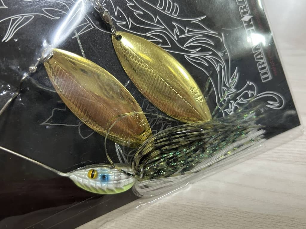 D New Dranckrazy Anaconda Head Spinnerbait INAZUMA 3/4oz 2 color set INAZUMA - Image 2