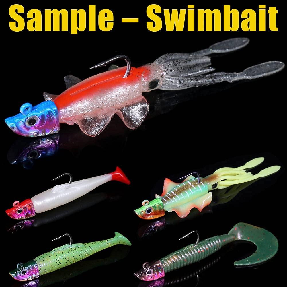 Swimbait Jig Head Minnow Fish Head Jig For Fishing Lures Freshwater Saltwater - Image 6