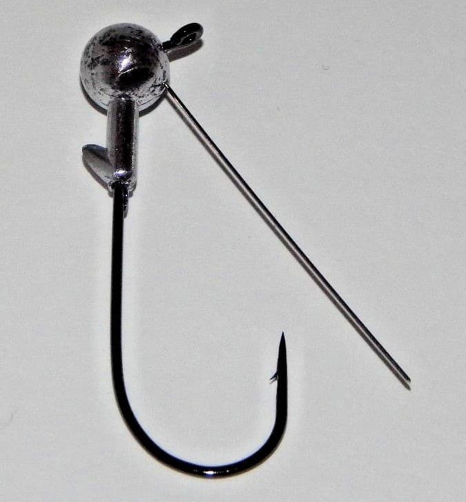(25) 1/4 oz 3/0 Weedless jighead wire FLAT EYE grub head swimbait Umbrella rig - Image 7