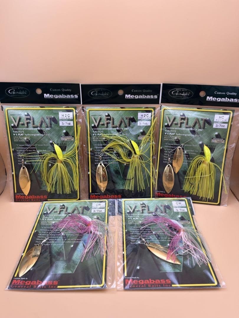 16-7 V-Flat Spinnerbait Set Of 5 Lure - Image 1