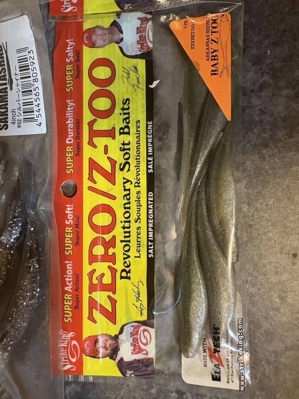 Deps sakamata shad And Strike King Baby Z Lot New - Image 4