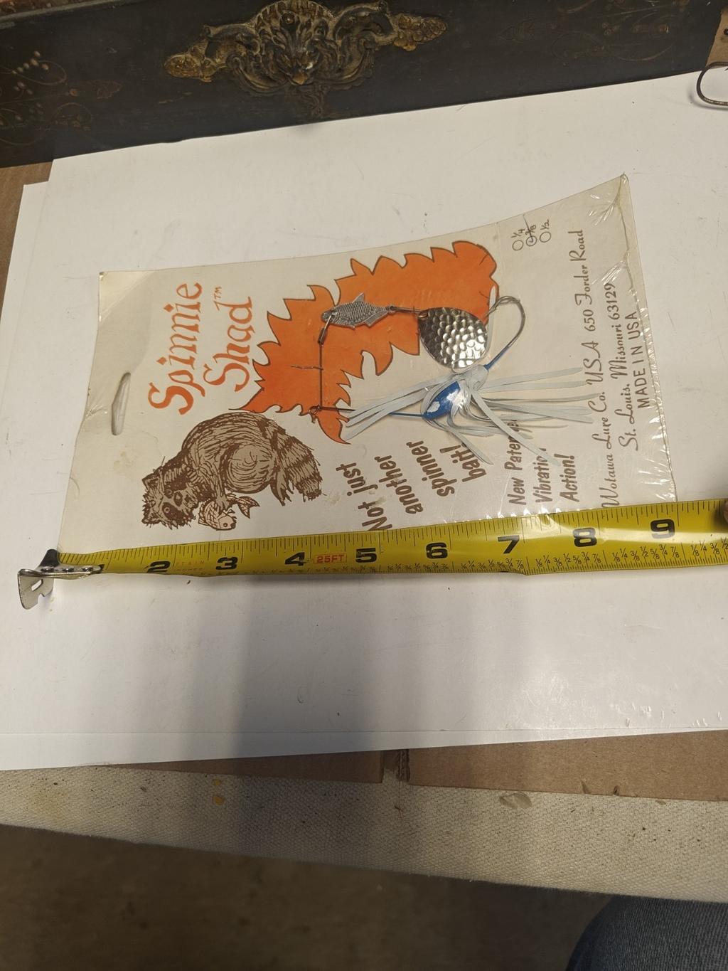 Vintage Rare Wotawa Lure Co. Spinnie Shad spinnerbait New In Package  - Image 10