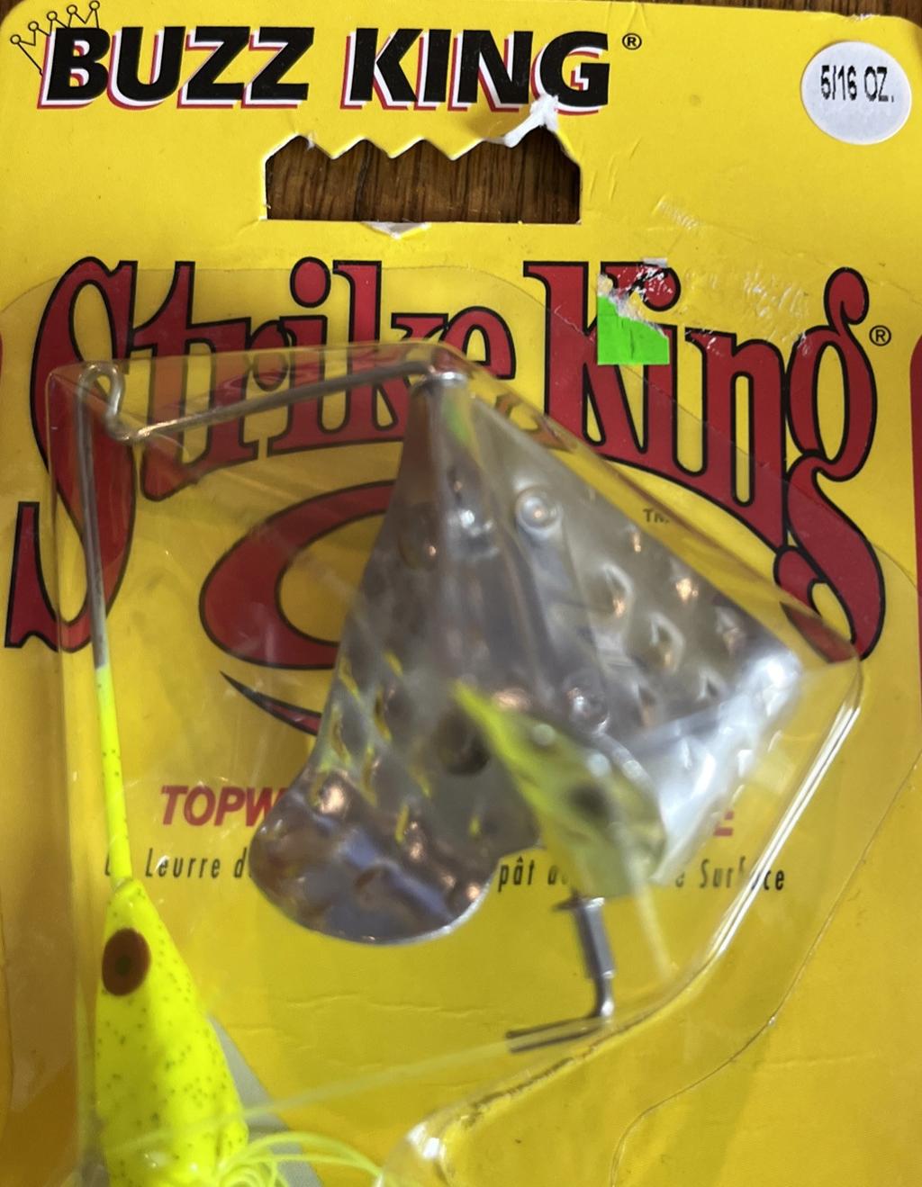 (5) Strike King Buzzbait Spinnerbait "Buzz King" 3/16 oz. Tri-Wing 3 Blade Prop. - Image 4