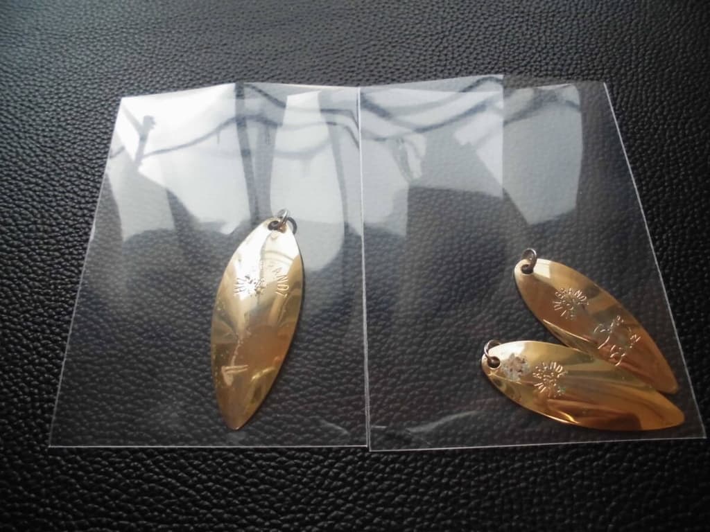 Valuable, scarce, Vintage HILDEBRANDT spinnerbait blade 1 x 2 pieces = 3 piece - Image 1