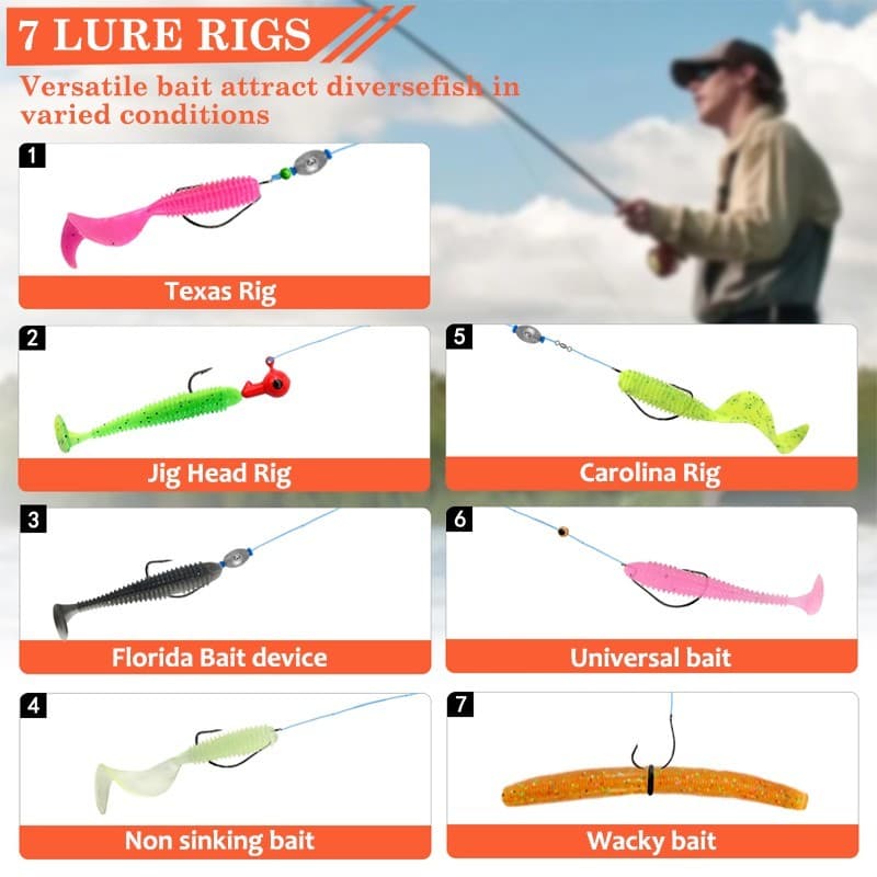 138-pc freshwater fishing lure set for bass, trout fishing accessories for men - Image 4
