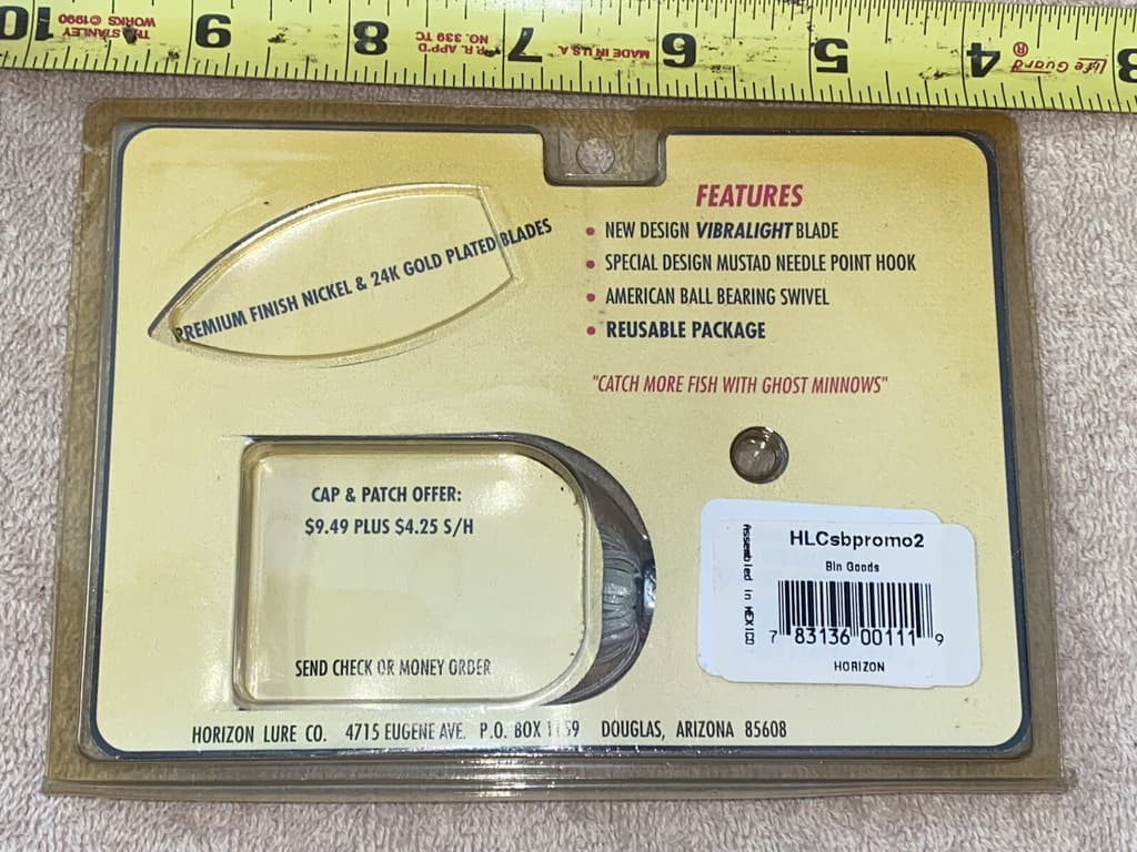 TUFF FIND CLASSIC HORIZON SPINNERBAIT”THE ORIGINAL TERMINATOR Discontinued NOS - Image 9