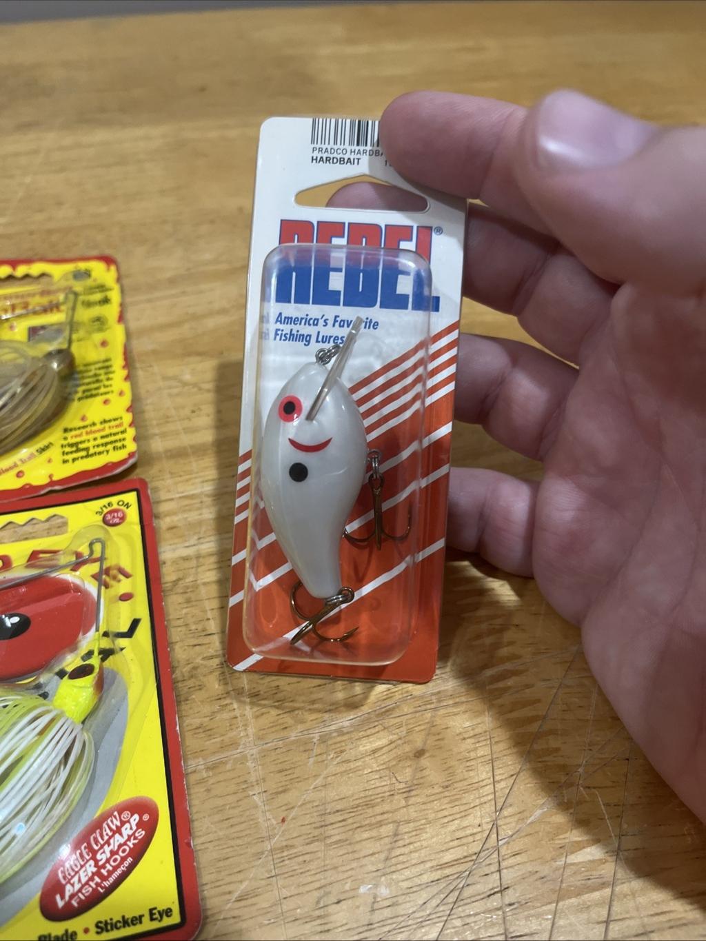 Bait Hard Spinner Strike King Tx3 Rebel Lot 4 Pc Fishing Lure - Image 2