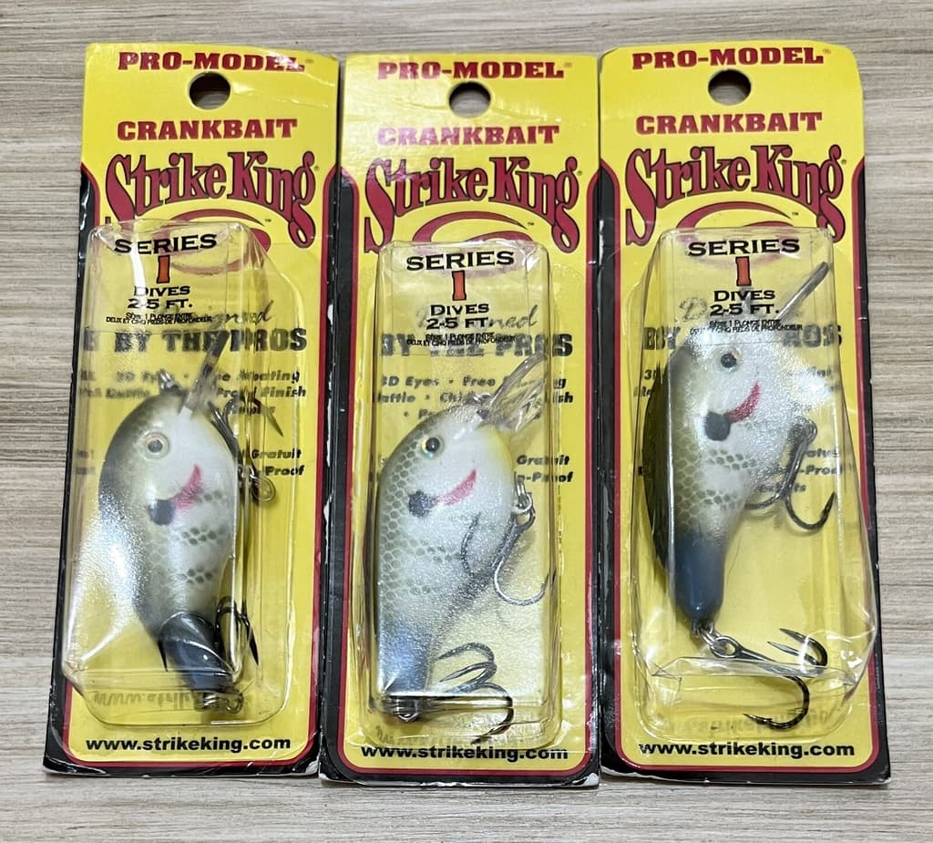 Strike King (Lot Of 3) Pro Model Series 1 Crankbaits, Bass Fishing, Brand New! - Image 10