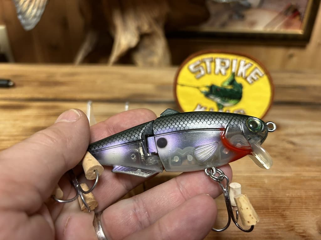 Vintage Strike King King Shad 4” Wake Bait Striper Bass Fishing Lure - Image 7