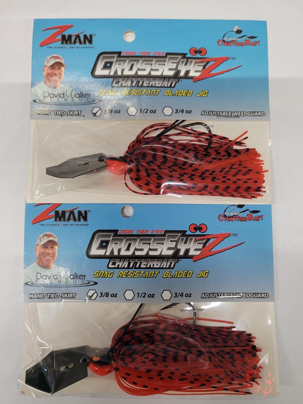 Zman Crosseyez Chatterbait Snag Resistant Bladed Jig  - 3/8oz - NEW! Lot of 2 - Image 2