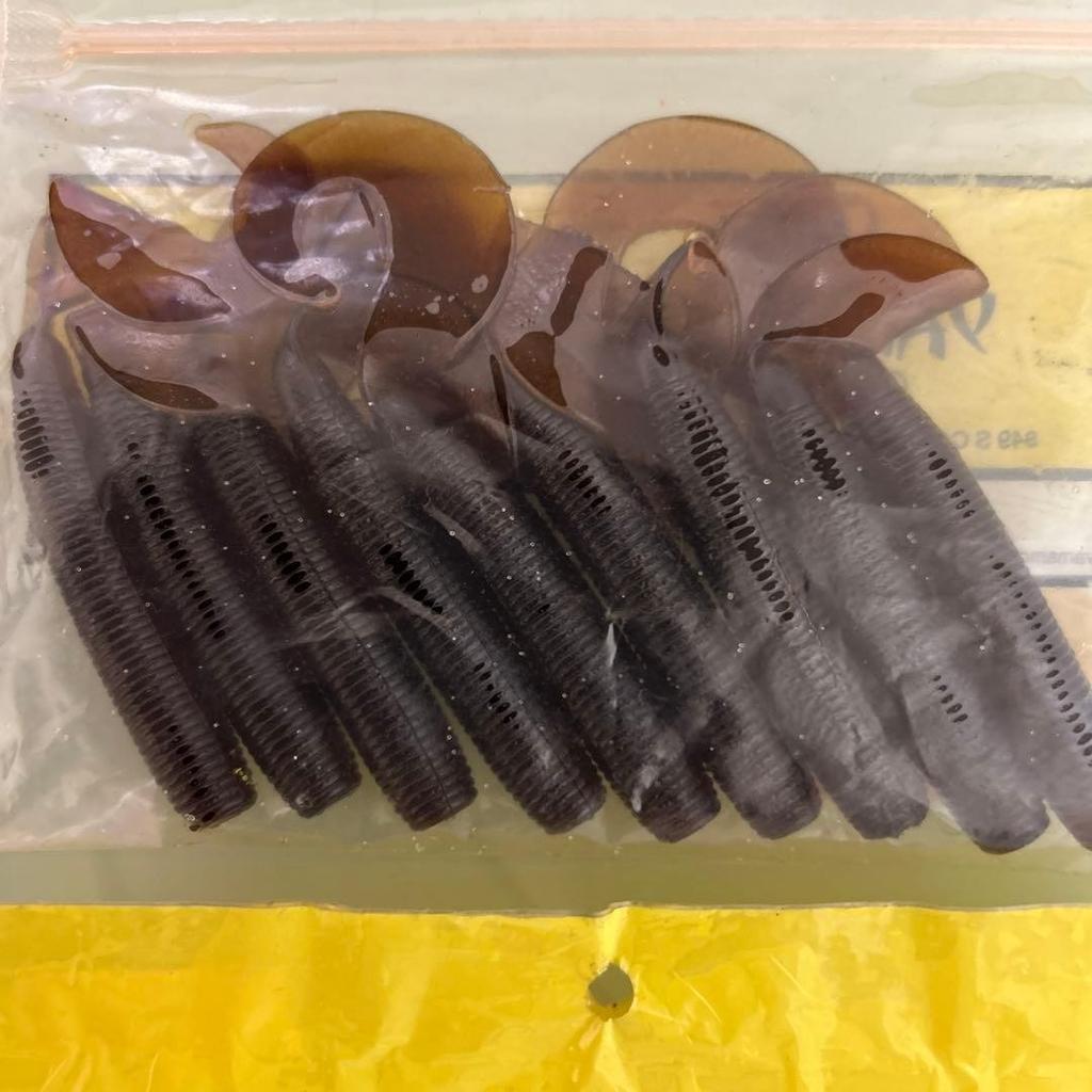 Imo Grub, Flappin' Grub Double Tail, Swim Senko, Gary Grub, Cut Tail - Image 14