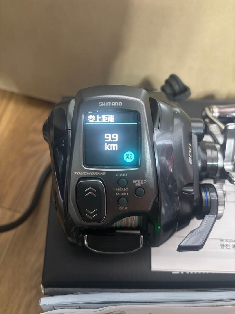 Shimano Electric Reel 600 Touch Drive, Black Handle, Used, Fishing Gear - Image 8