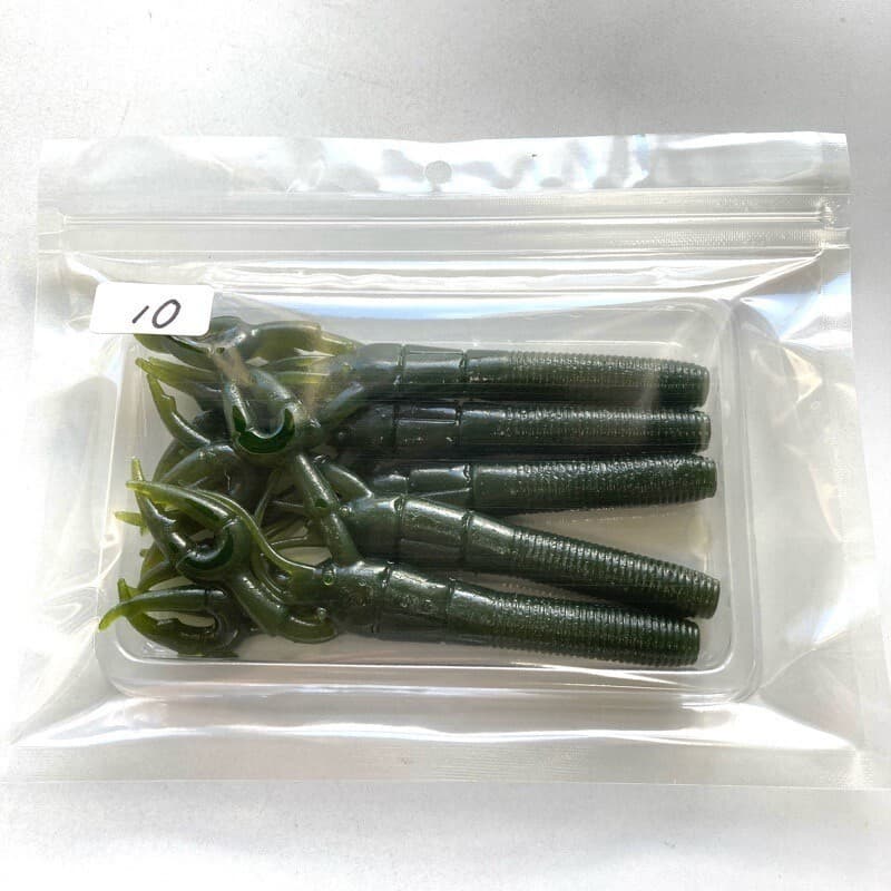 818283 Gary Yamamoto 5 Inch Class Crawdad Pieces Claw 042 Watermelon Condition B - Image 2