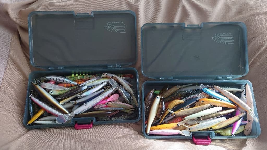 Area trout minnow set, 94 pieces - Image 1