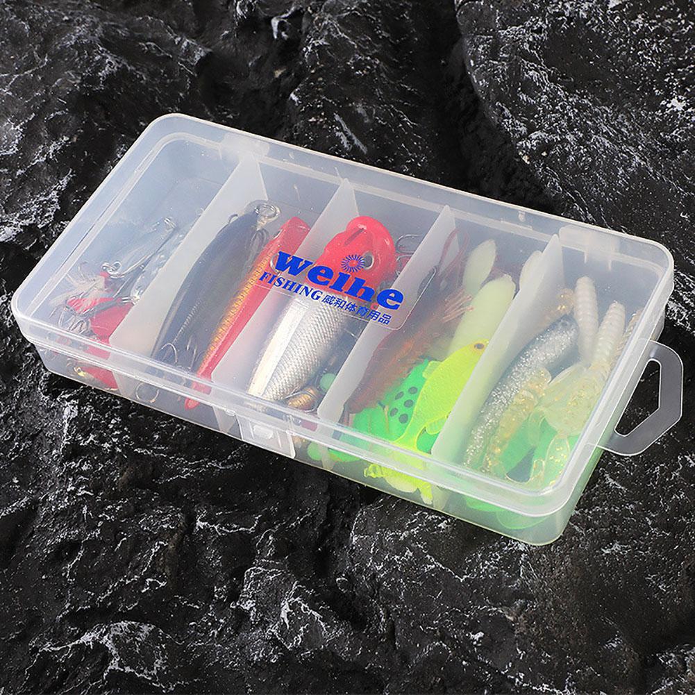 78pcs Fishing Accessories Kit Mixed Hard Wobbler Metal Jig Spoons Soft Lure Bait - Image 3