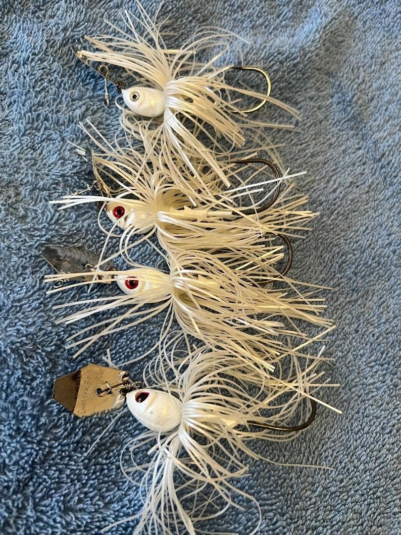 Z-man Chatterbait , lot of 4 , 3/4 and1/2 oz. - Image 2