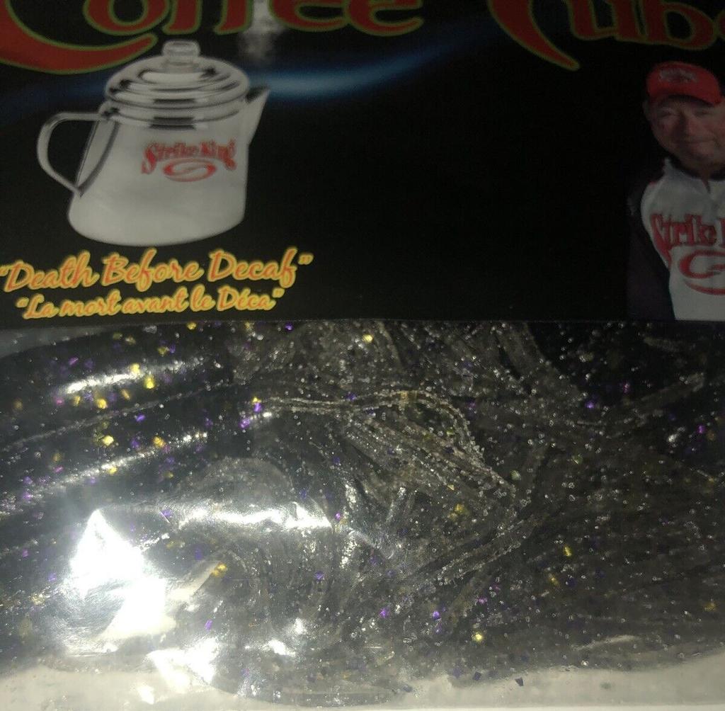 Strike King CT2.75-278 Soft Plastic 2.75 Inch FAT Coffee TUBE-1ea 9pk-NEW-SHIP24 - Image 10
