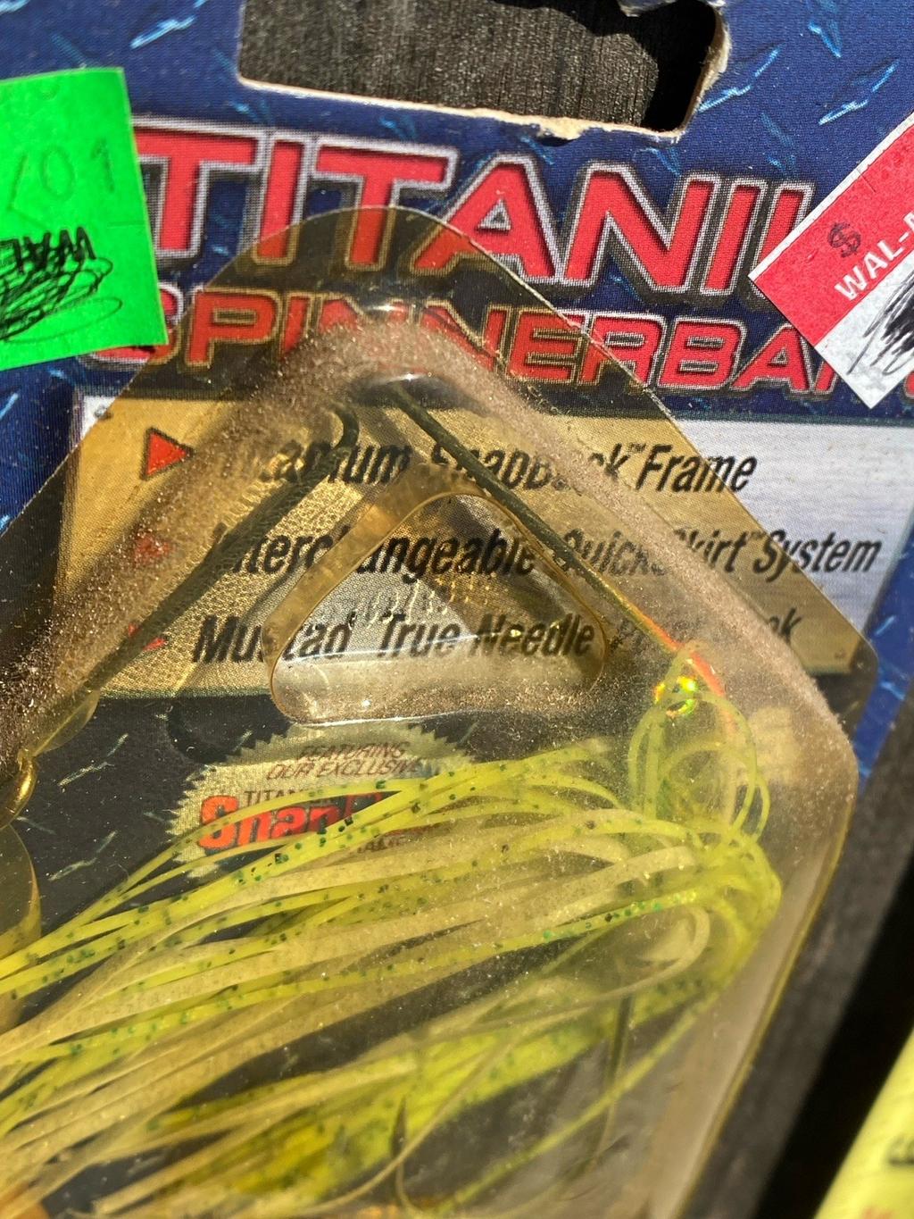 TUFF FIND CLASSIC!TERMINATOR TITANIUM SPINNERBAIT FISHING LURES Discontinued NOS - Image 2