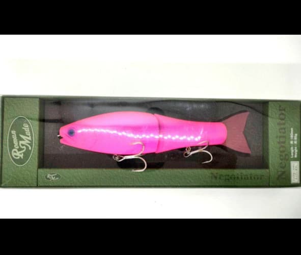 Roman Made Negotiator Rose Pink Fishing Bait Swimbait From Japan New - Image 1