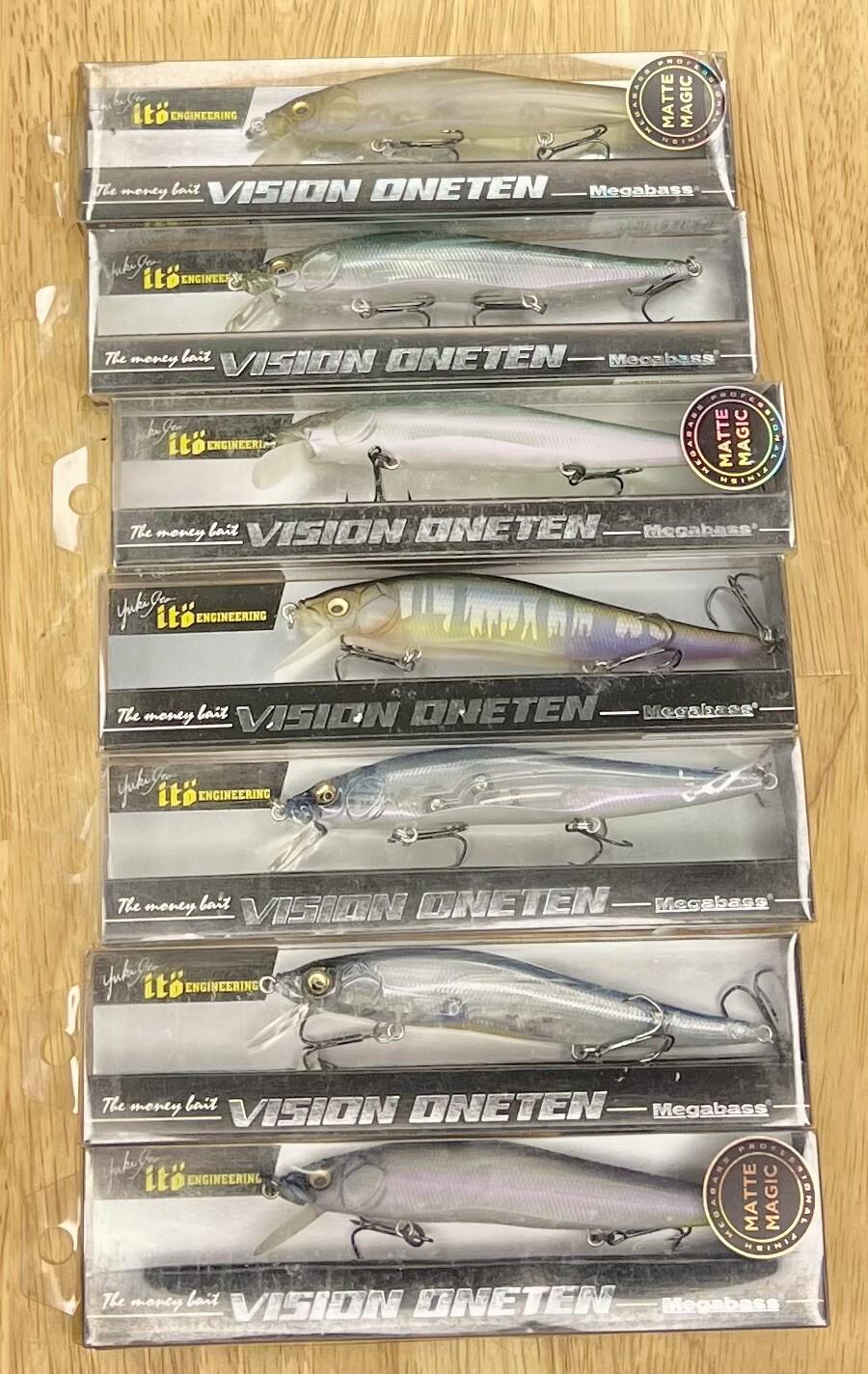 Megabass (Lot Of 7) Ito Vision OneTen & (Matte Series) Suspending Jerkbaits, NWT - Image 9
