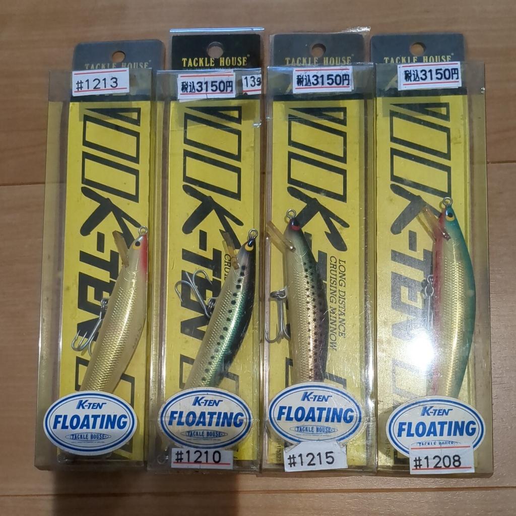 un, wooden Tackle House K-TEN saltwater MKF105, set of 4. Saltwater lures, - Image 1