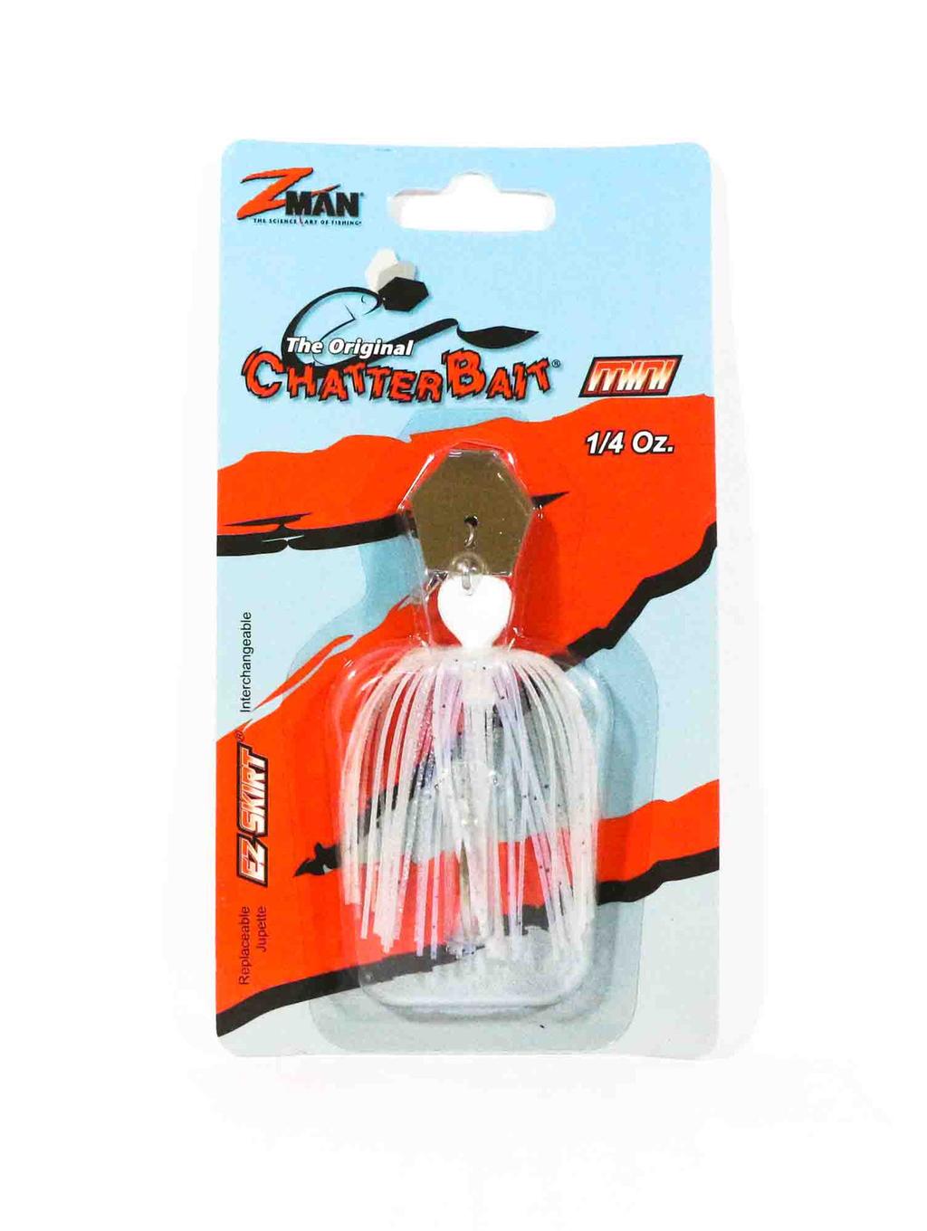 Zman Chatterbait Mini 1/4 oz Sinking Lure Shad Blue Glimmer (0204) - Image 1