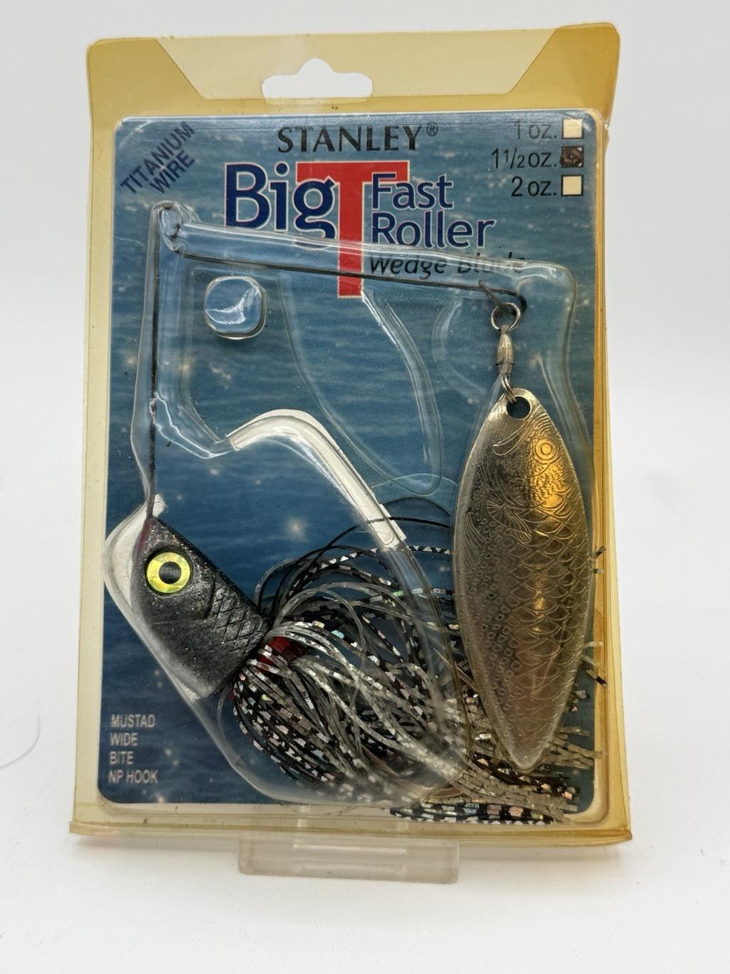 RARE ~ Vintage Stanley Big T  Titanium 1 1/2 oz Spinnerbait ~ NIP - Image 1