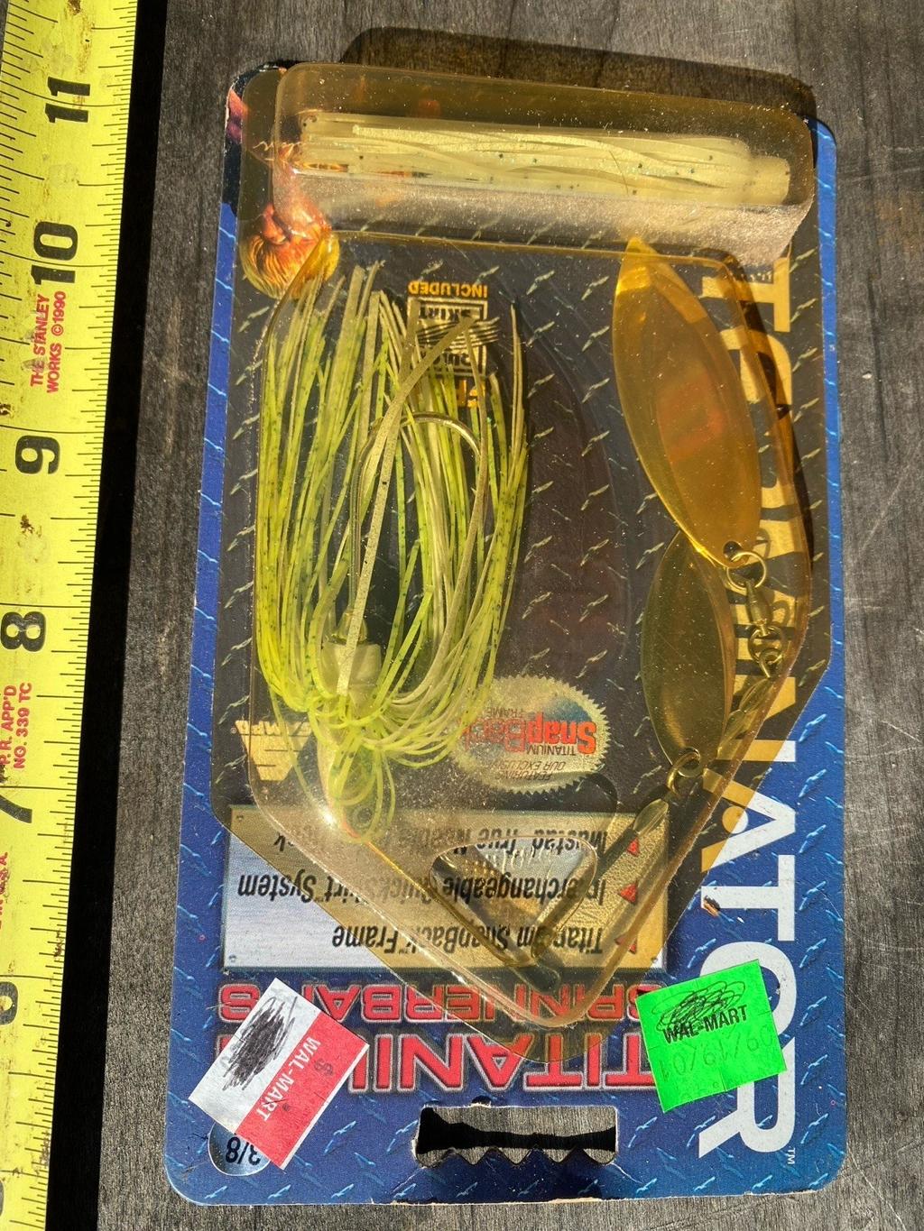 TUFF FIND CLASSIC!TERMINATOR TITANIUM SPINNERBAIT FISHING LURES Discontinued NOS - Image 5
