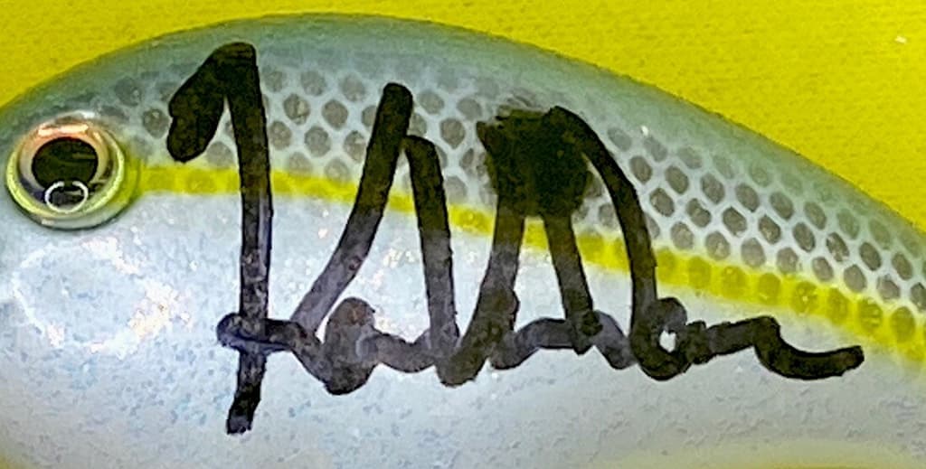 Vintage Rare NOS Strike King Kevin VanDam“AUTOGRAPHED”KVD Limited￼ Crankbait ￼ - Image 5
