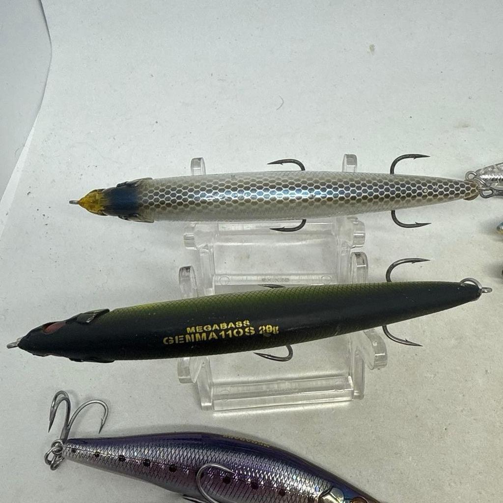 Megabass Lure Set of 9 Takara Genma Homura Travis Fishing Accessories - Image 7