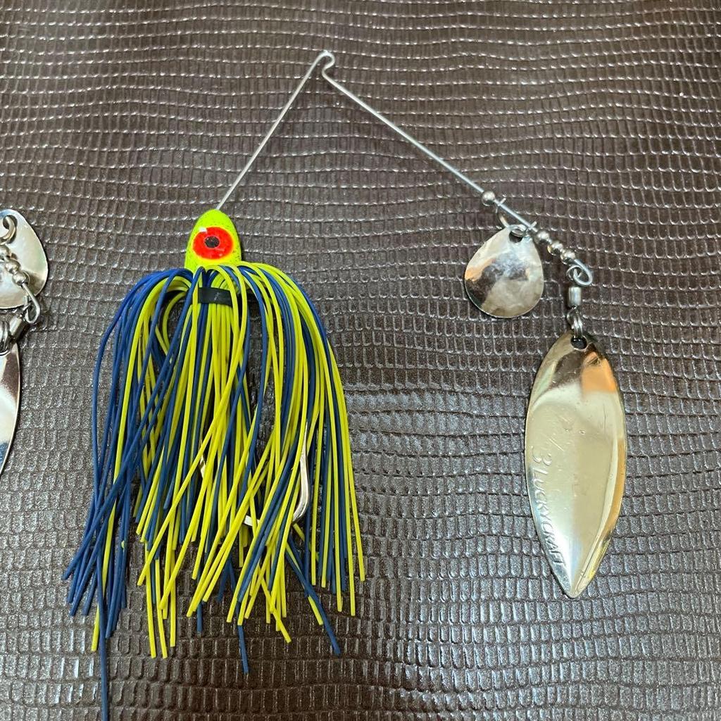 Bomber Spinnerbait Bushworker Old Lure with Replaced Blade, Used - Image 3
