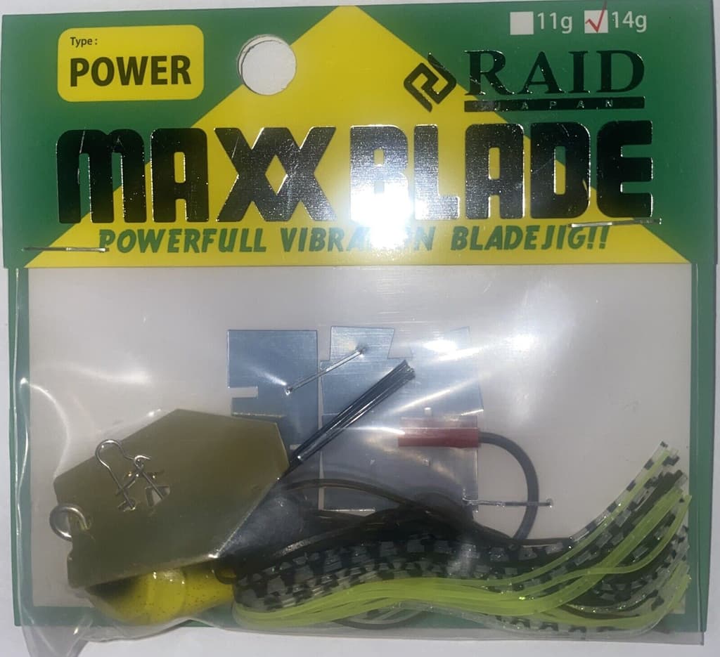 Raid Japan Bladed Jig Maxx Blade Type-Power 14g 07 Guricha Shad Chatterbait - Image 1
