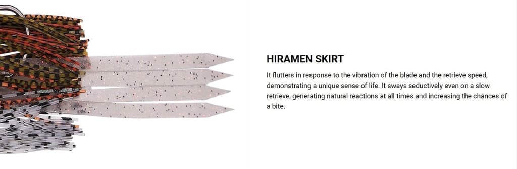 Megabass Jamaica Boa JR 3/8 oz Buzzbait Sinking Lure Hot Viper (4521) - Image 6