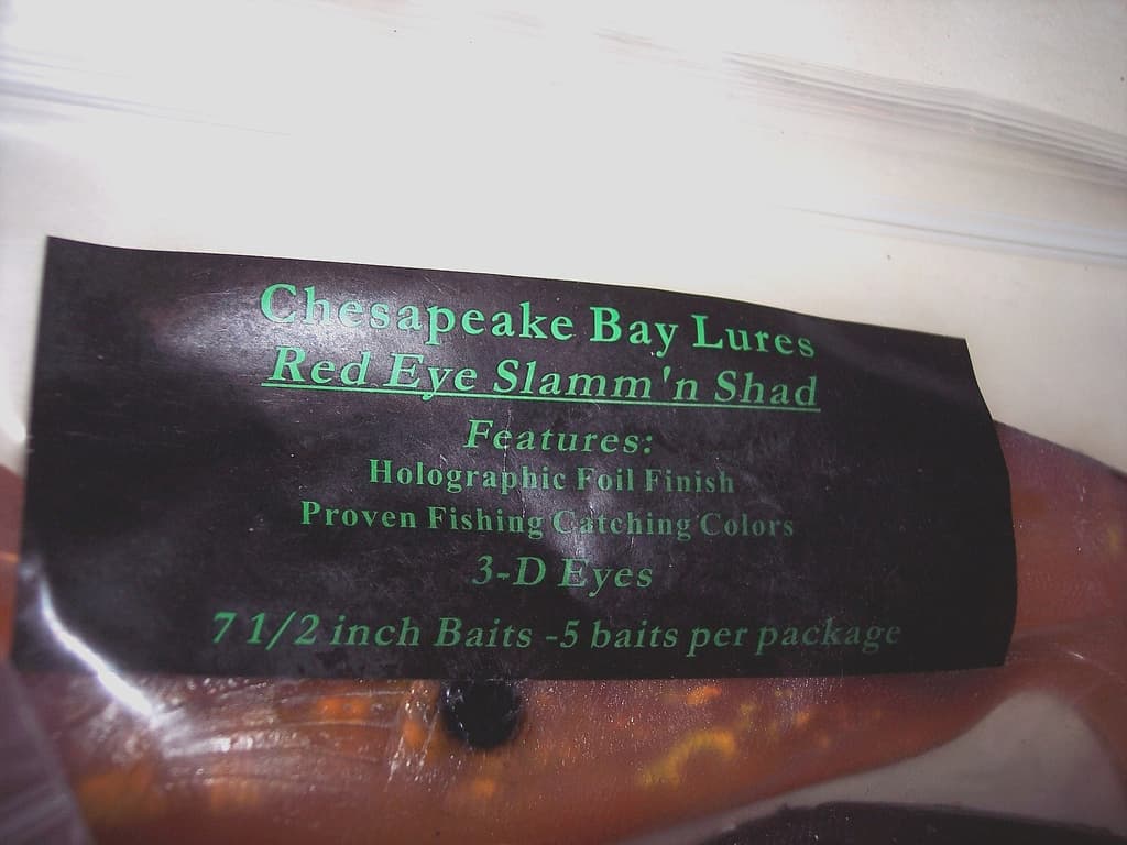 Chesapeake Bay Lure Red Eye Shad 7" Baitfish Umbrella Rig Striper Muskie Pike . - Image 8