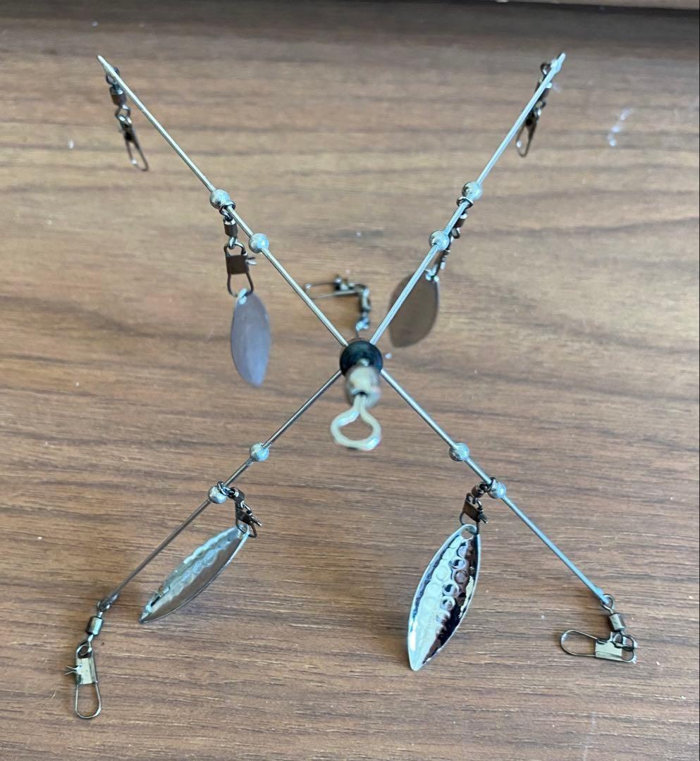 Alabama Rig Finesse Silver Blade Multi-Wire Stainless Steel 12cm Used - Image 2