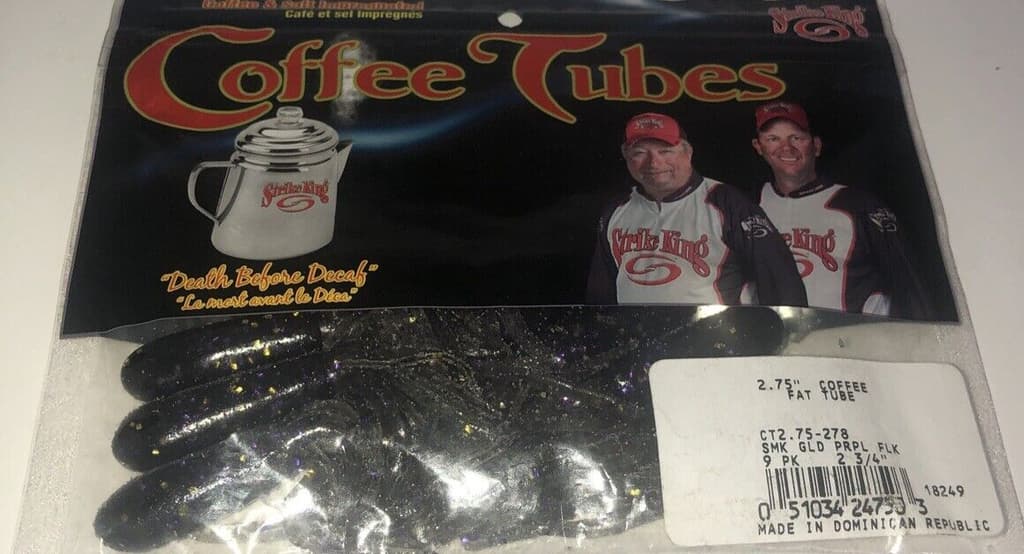 Strike King CT2.75-278 Soft Plastic 2.75 Inch FAT Coffee TUBE-1ea 9pk-NEW-SHIP24 - Image 11