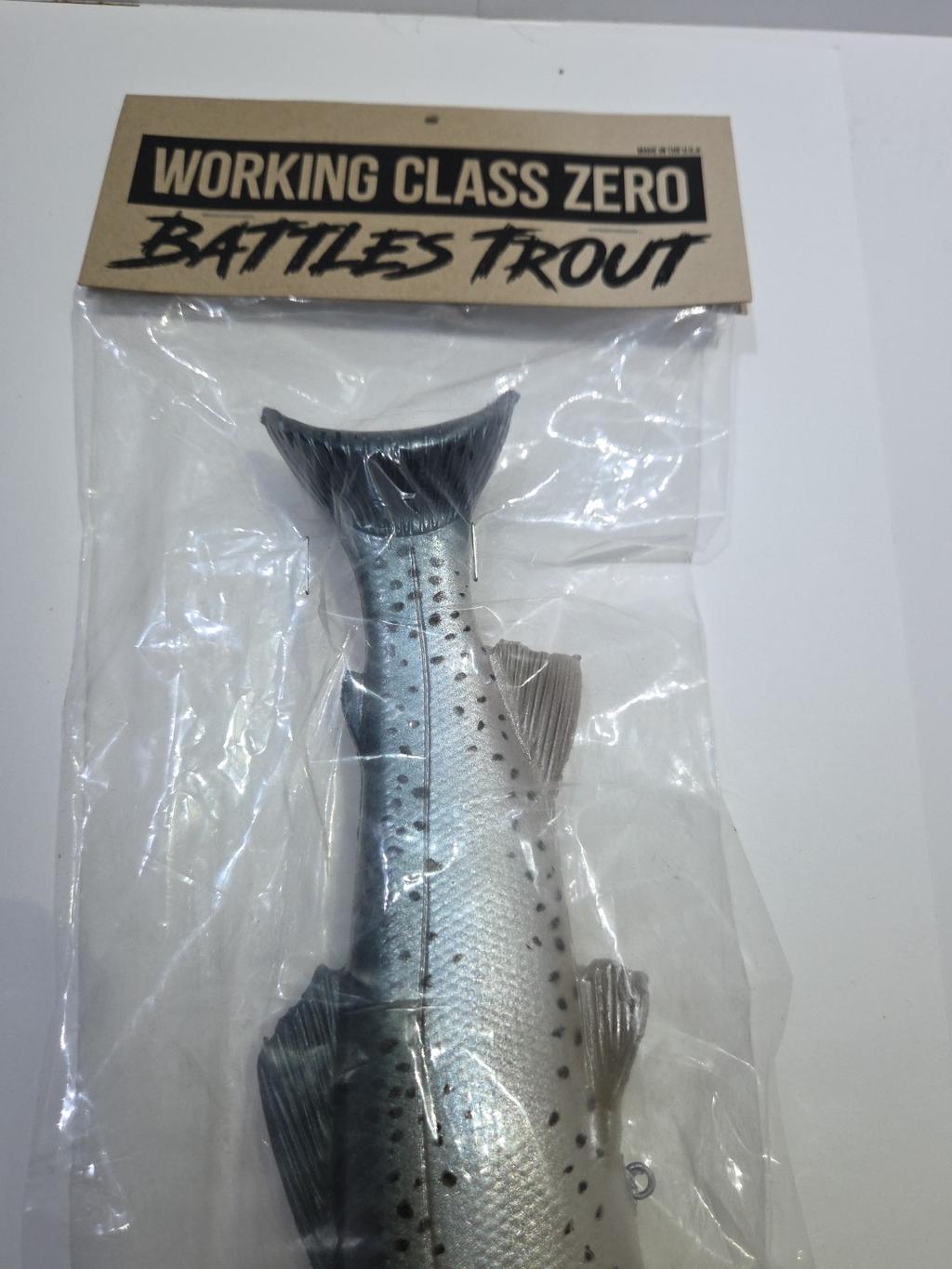 Working Class Zero RARE 11” Battles trout discontinued Swimbait By WCZ - Image 5