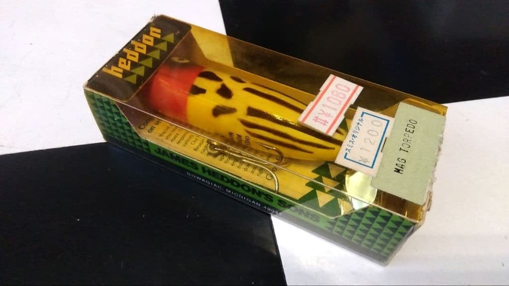 Old Heddon MAGNUM TORPEDO SMBR, un, never been in water - Image 2