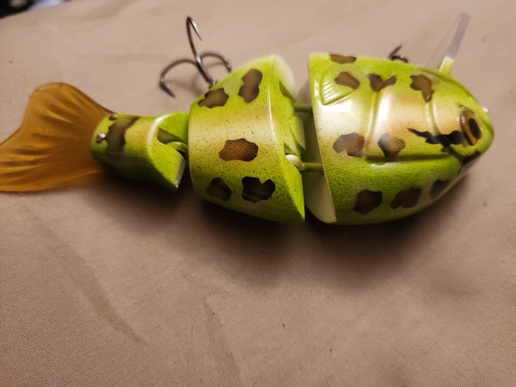 Lanciotti Lures 3pc Psycho Gill Swimbait Painted By Illude Bait Co. - Image 3