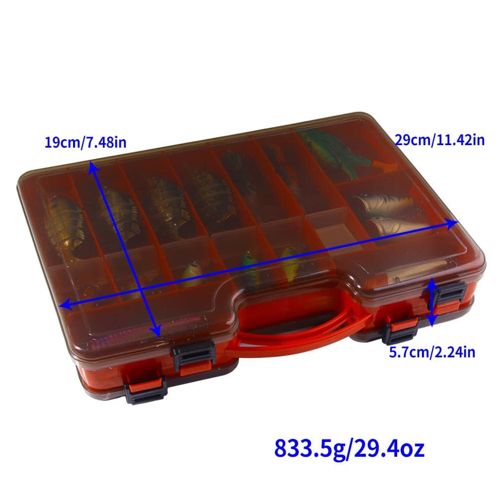 28PCS Lot Mixed Crankbait Fishing Lures Spinnerbait Jointed Bait Frog Popper Box - Image 6