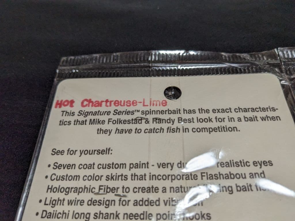 Angler's Choice Signature Series Spinnerbait 3/8oz Set of 2 Near Mint1 American - Image 5