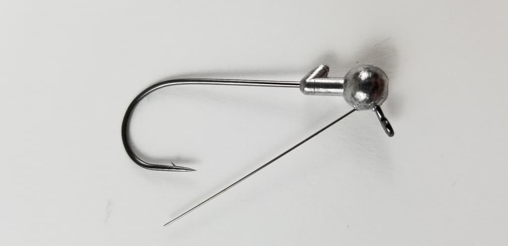 12 - 1/4oz 3/0 Painted Weedless Jigheads FLATEYE Grub Head Swimbait Umbrella Rig - Image 7