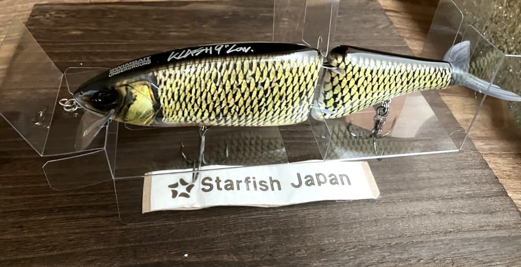 SU × DRT KLASH9 Golden Shiner Color 4oz Big Swimbait Low Float Event Limited JP - Image 4
