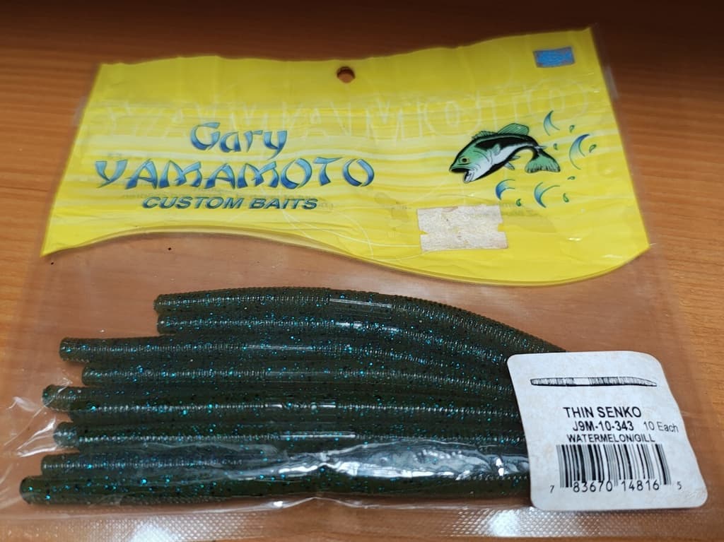 Gary Yamamoto 5" Slim Senko THIN Senko Worm Cut Tail Worm - Image 3