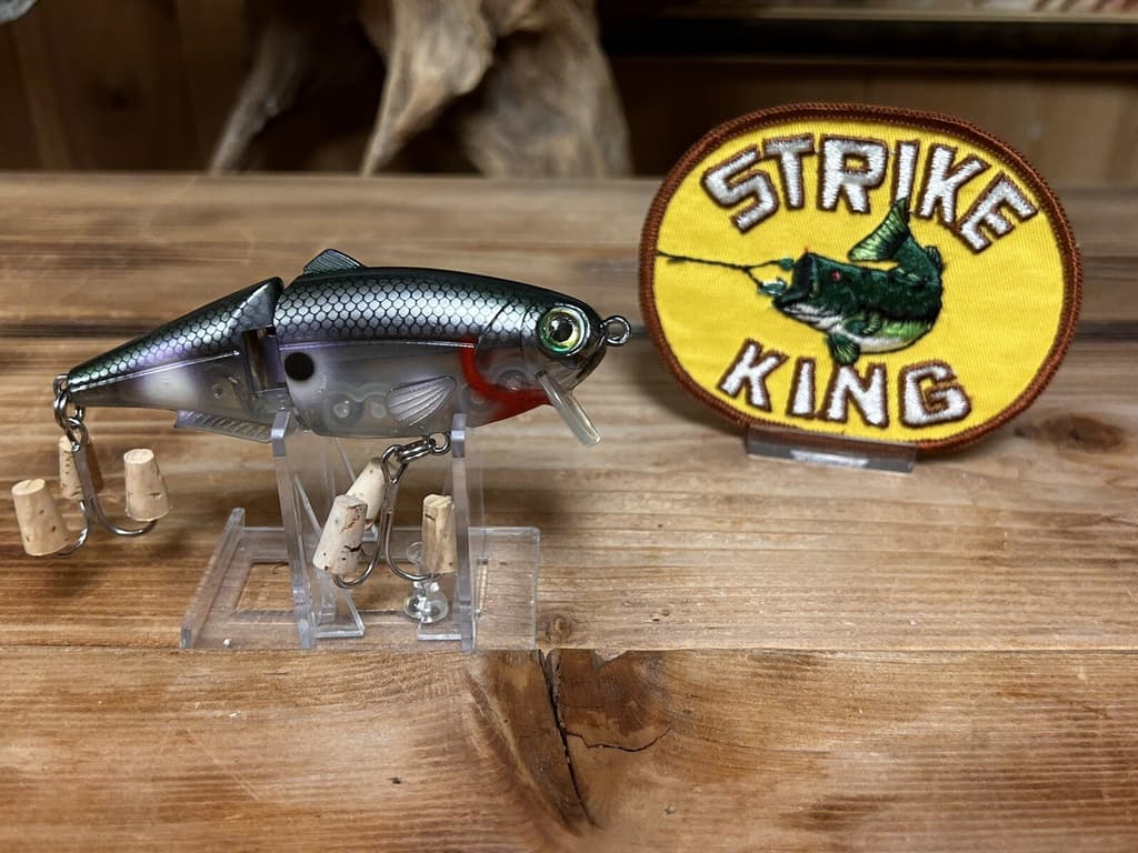 Vintage Strike King King Shad 4” Wake Bait Striper Bass Fishing Lure - Image 1