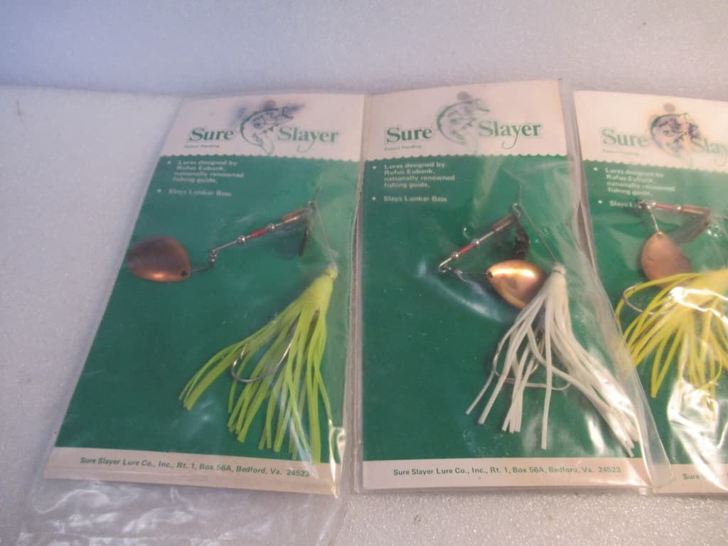 EXTREMELY RARE SURE SLAYER LURE CO SPINNERBAIT  FISHING LURES (SEE DESCRIPTION) - Image 2